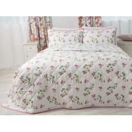 Country Dream Floral Mia Large Quilted Bedspread